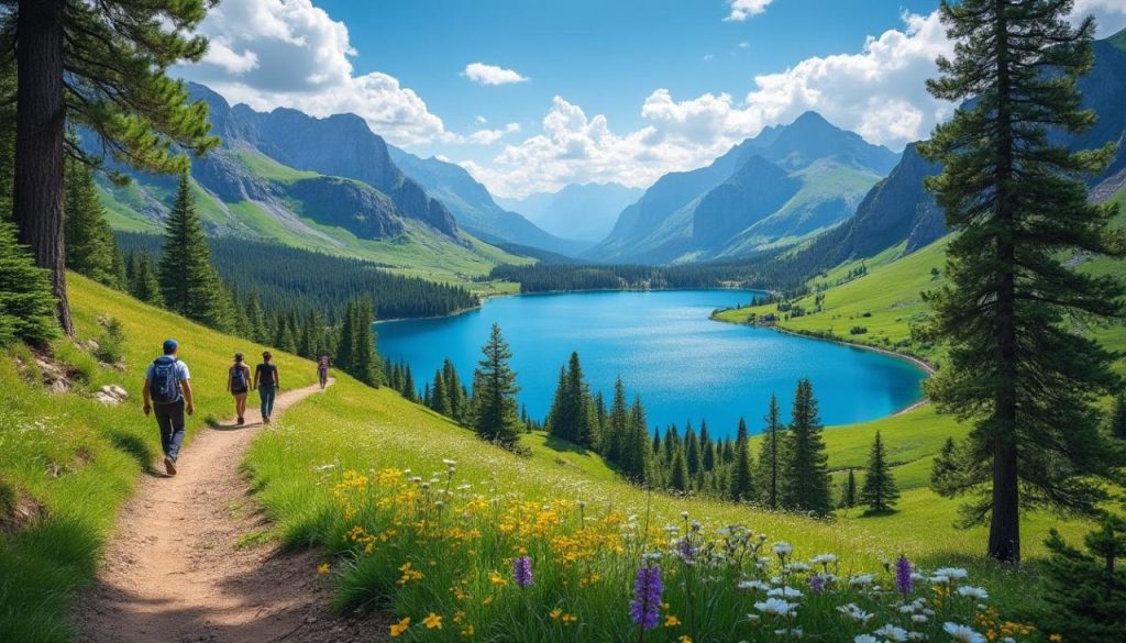 découvrez la randonnée autour du lac de caramany, un parcours exceptionnel alliant nature et paysages à couper le souffle. parfait pour les amateurs de randonnée, ce chemin vous offre une expérience inoubliable au cœur de la beauté des pyrénées-orientales.