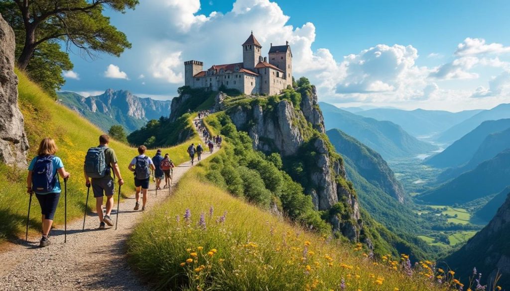 découvrez les plus belles randonnées autour du château de montségur : itinéraires, paysages à couper le souffle et conseils pratiques pour explorer cette région historique des pyrénées.